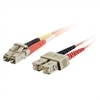 C2G - Cordon de raccordement - LC multi-mode (M) - SC multi-mode (M) - 15 m - fibre optique - 50 / 125 microns - orange