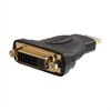 C2G Velocity Inline Adapter - Adaptateur vidéo - HDMI / DVI - DVI-D (F) - HDMI 19 broches (M) - noir