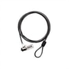 Targus Defcon CL - Blocco cavo di sicurezza - grigio metallizzato - 2.1 m (pacchetto di 25 )