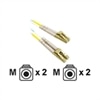 C2G 10Gb OM3 LC/LC Duplex 50/125 Multimode Fibre Patch Cable - Cavo patch - LC multi-mode (M) - LC multi-mode (M) - 1 m - fibra ottica - 50 / 125 micron - OM3 - aqua
