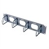 APC - Cable organizer - nero - 2U - per NetShelter EP; NetShelter ES; NetShelter SX; Netshelter VS; Netshelter VX; NetShelter WX