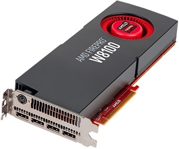 Dell AMD FirePro W8100 graphics card - FirePro W8100 - 8 GB - 9X11F