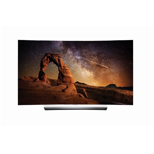 LG Signature 55 Inch Curved 4K Ultra HD Smart TV OLED55C6P 3D UHD TV with 3D glasses (2pcs)