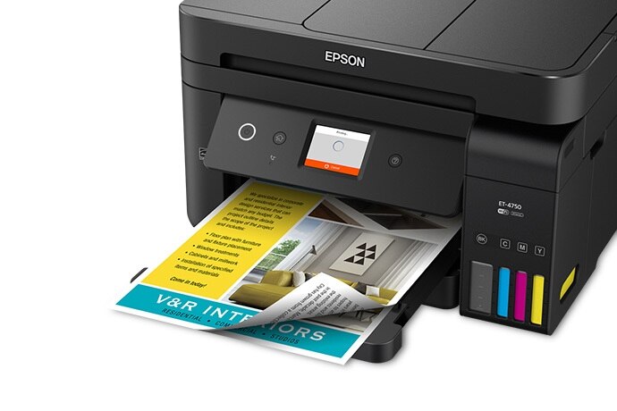 EPSON WorkForce ET-4750 EcoTank All-In-One Printer EPSON WorkForce ET-4750 EcoTank All-In-One Printer