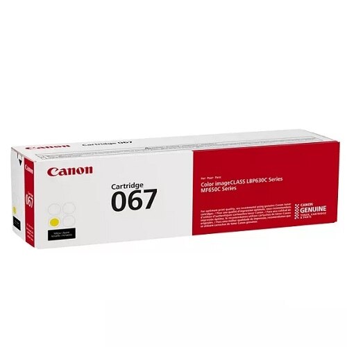 Canon 067 Yellow Original Toner Cartridge For LBP633Cdw