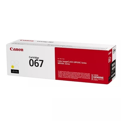 Canon 067 Yellow Original Toner Cartridge For LBP633Cdw