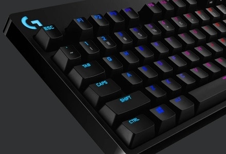 Logitech G Pro USB Mechanical Gaming Keyboard - Black, GX Blue Clicky Key Switch Logitech G Pro USB Mechanical Gaming Keyboard - Black, GX Blue Clicky Key Switch
