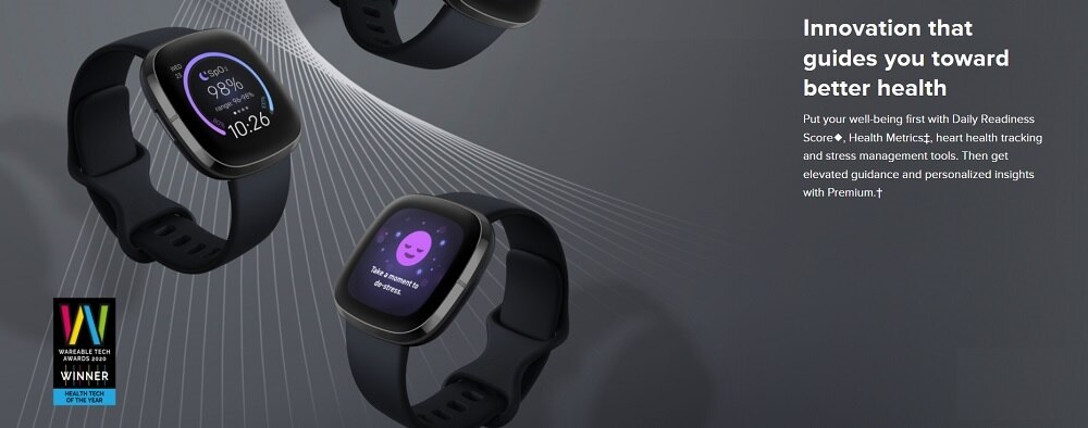 Fitbit Sense Advanced Health Smartwatch - Soft Gold Fitbit Sense Advanced Health Smartwatch - Soft Gold