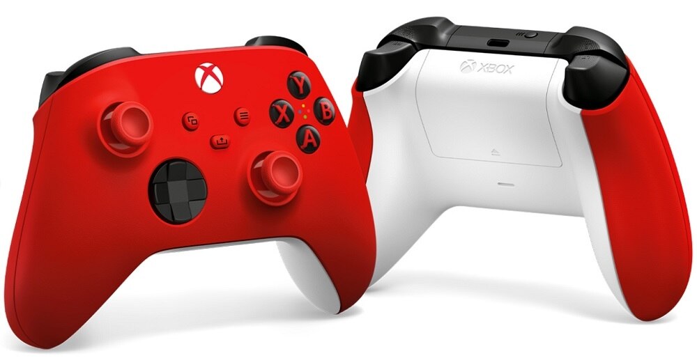 XBOX Series S with Red Controller and Wired Headset XBOX Series S with Red Controller and Wired Headset
