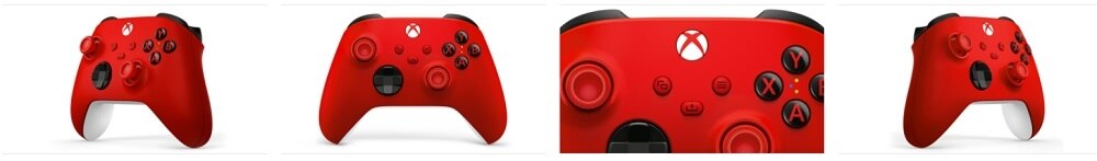 XBOX Series S with Red Controller and Wired Headset XBOX Series S with Red Controller and Wired Headset