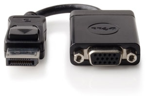 Elektronická reklama na adaptér Dell DisplayPort na VGA