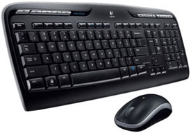 Logitech Wireless Desktop MK320 Keyboard and Mouse Product Shot