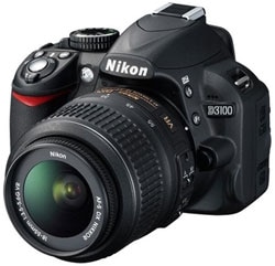 Nikon D3100 Digital SLR Camera Product Shot