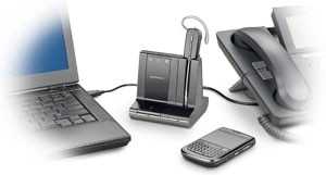 Plantronics Savi W740-M Convertible Wireless 
Headset Product Shot