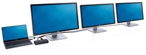 Elektronická reklama na dokovací stanice Dell – USB 3.0