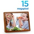 15-megapixel snapshots