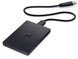 Abbildung tragbare Dell Festplatte mit 2 TB