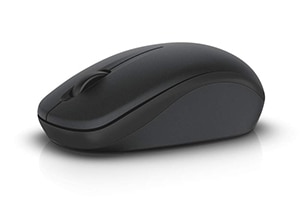 Mouse inalámbrico WM126 de Dell:negro