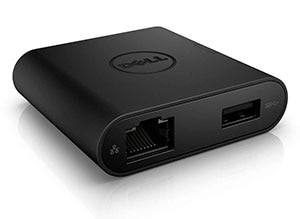 Adaptador Dell - USB-C a HDMI/VGA/Ethernet/USBÂ 3.0