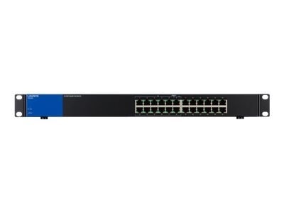 Linksys 24 port LGS124P switch 24 ports unmanaged rack mountable