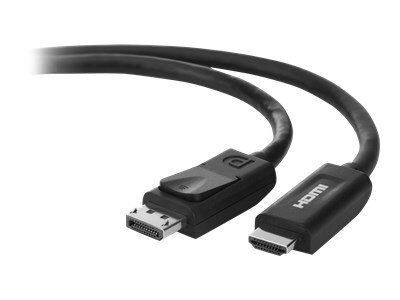 Belkin Components 6FT Displayport To Hdmi Cable Dp M Hdmi M F2CD001b06 E