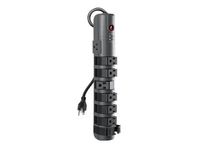 Belkin Components 8 Outlet Pivot Plug Surge Protector with 6 ft Cord BP108200 06