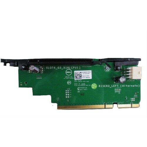 Dell R730 PCIe Riser 3 Left Alternate one x16 PCIe Slot with at least 1 Processor Customer Kit 6XW02