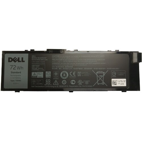 Dell 72 WHr 6 Cell Primary Lithium Ion Battery 0FNY7