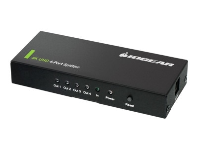 Iogear 4 port GHSP8424 Video audio splitter 4 x Hdmi desktop