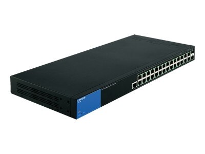 Linksys 28 port LGS528P switch 28 ports managed rack mountable