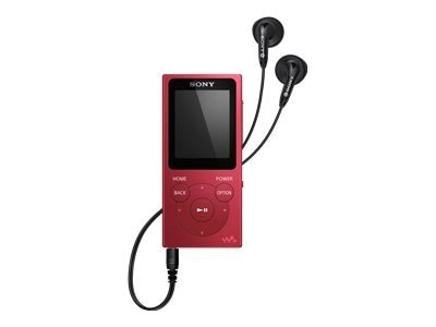 Sony Corporation Sony Walkman NW E395 Digital player 16 GB display 1.77 in red NWE395 R