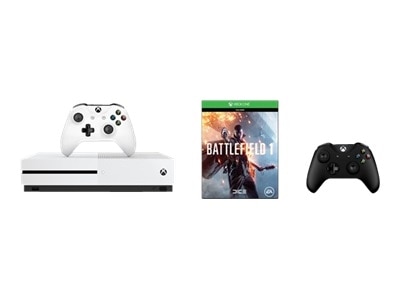 Microsoft Corporation Microsoft Xbox One S Battlefield 1 Bundle game console 500 GB HDD white with additional Xbox One S Wireless... KT XB1BTCON DELL