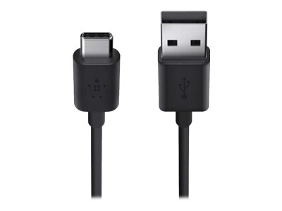 Belkin Components Belkin Mixit USB cable USB M to USB Type C M USB 2.0 6 ft black F2CU032bt06 BLK