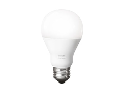 Philips Hue White LED light bulb shape A19 E26 9.5 W warm white light 2700 K white