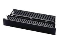 CablesToGo C2G 2u Horizontal Front and Rear Cable Management Panel Cable management panel black 2U 03747