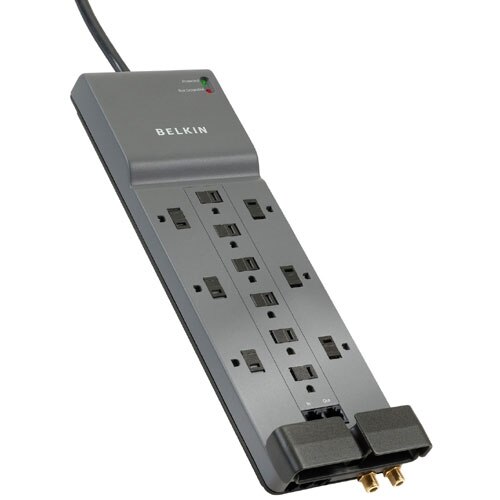 Is it okay to plug a surge protector strip into a UPS?