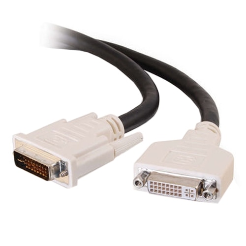CablesToGo C2G 2m DVI I M F Dual Link Digital Analog Video Extension Cable 6.6ft DVI extension cable 6.6 ft 29321