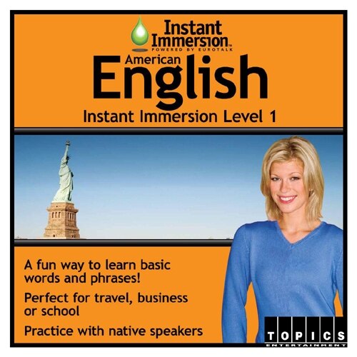 Topics Entertainment Instant Immersion American English Level 1 License 1 user download Win Mac