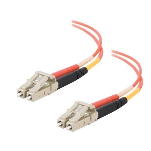 CablesToGo C2G 2m LC LC 50 125 OM2 Duplex Multimode Fiber Optic Cable TAA Compliant Orange patch cable 6.6 ft orange 11031