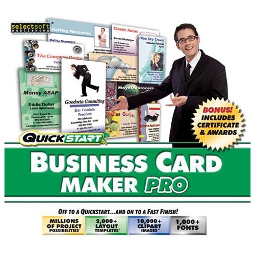 Download Selectsoft Quickstart Business Card Maker Pro