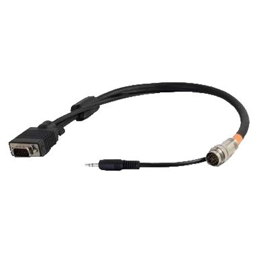 CablesToGo C2G RapidRun VGA HD15 3.5mm Flying Lead video audio cable VGA audio 1.5 ft 60048
