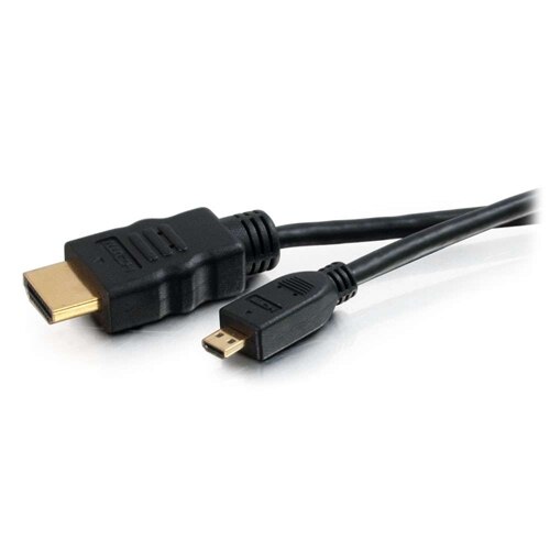 CablesToGo C2G High Speed 2m High Speed Hdmi to Hdmi Micro Cable with Ethernet 6.6ft Hdmi with Ethernet cable Hdmi 6.6 ft 40313