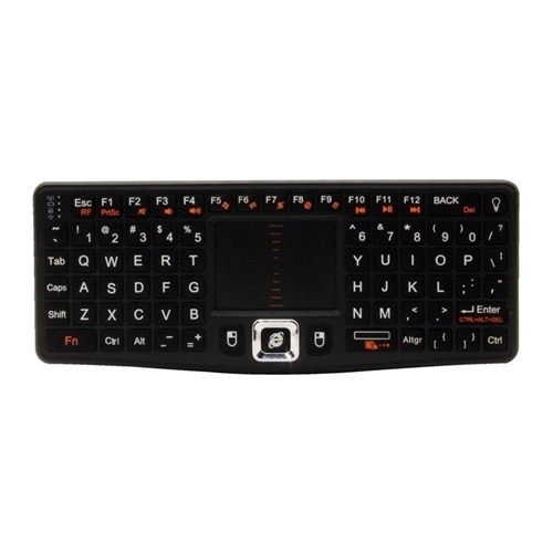 VisionTEK Candyboard Wireless 2.4GHZ RF Mini Qwerty Keyboard and center touchpad 900508