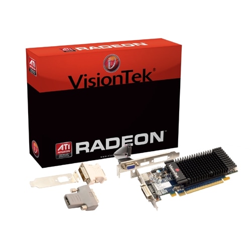 VisionTEK Radeon 5450 SFF Graphics card Radeon HD 5450 1 GB DDR3 PCIe 2.1 x16 DVI D Sub DisplayPort 900320