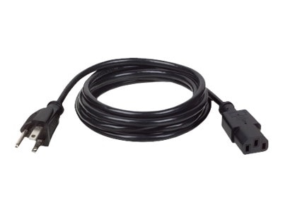 Tripplite Tripp Lite 10ft Computer Power Cord Cable 5 15P to C13 10A 18AWG 10 power cable 10 ft P006 010