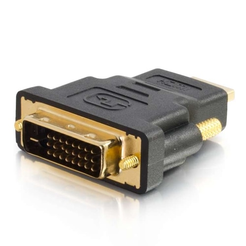 CablesToGo C2G DVI D Male to Hdmi Male Adapter Video adapter Hdmi DVI Hdmi M to DVI D M black 18401