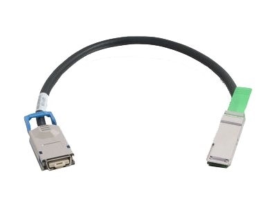 CablesToGo C2G InfiniBand Network cable Qsfp M to 4x InfiniBand M 16.4 ft black 06173