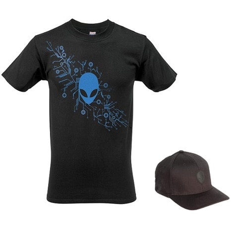 Mobile Edge Alienware Gear Bundle Includes Alienware Hat Size L XL and Arena T Shirt Size L