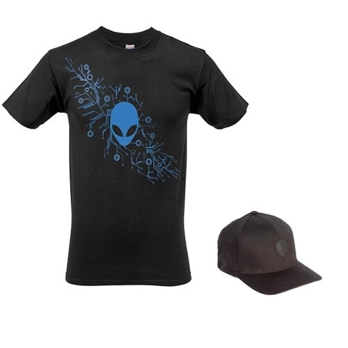 Mobile Edge Alienware Gear Bundle Includes Alienware Hat Size L XL and Arena T Shirt Size XL