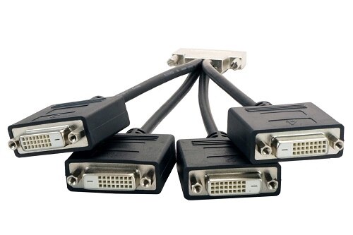 VisionTEK Vhdci to 4x DVI D Cable M F 900801